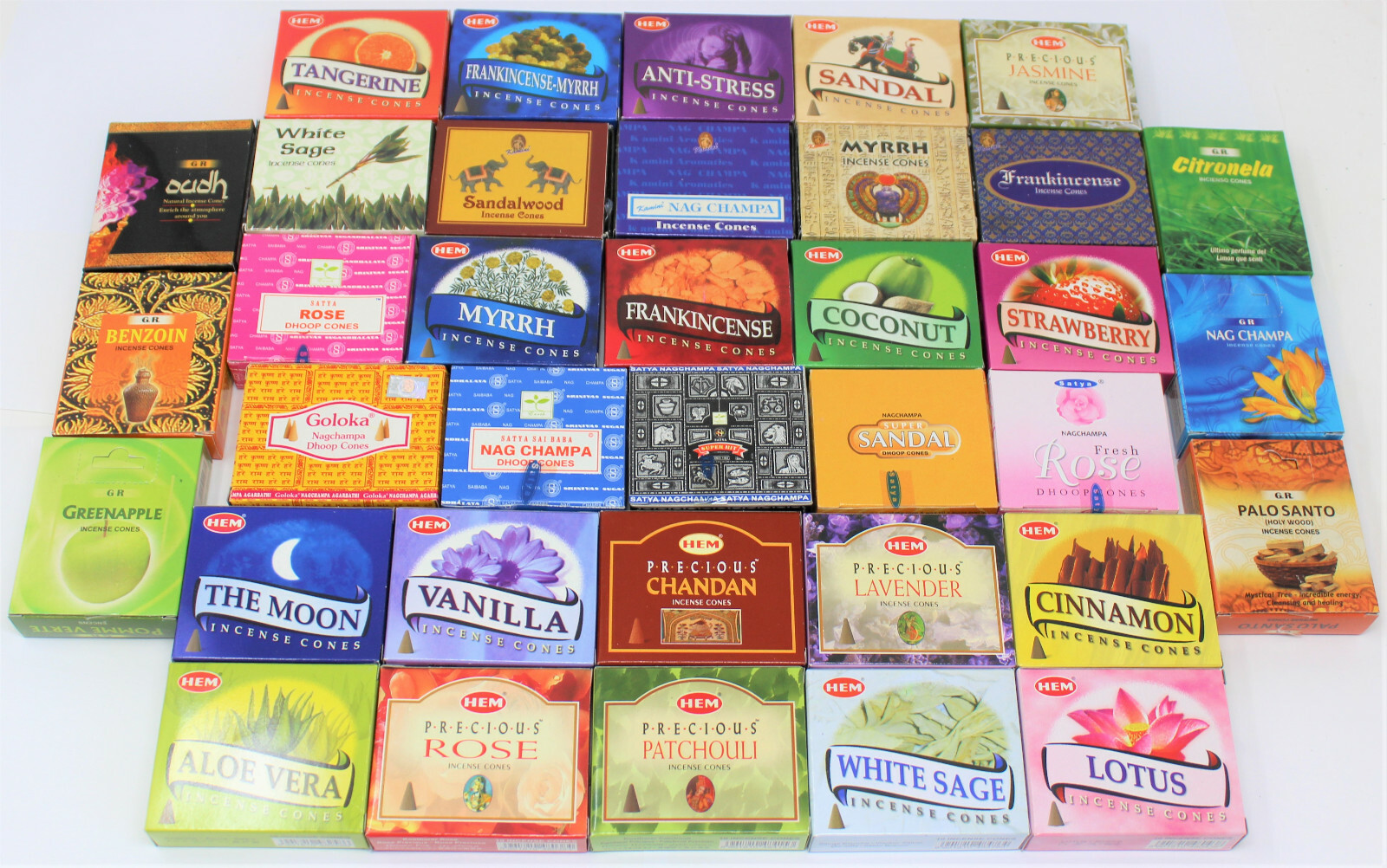 Incense Cones: BUY 4 GET 4 FREE! Pick Scent! (Hem, Kamini, Satya) FREE SHIPPING!