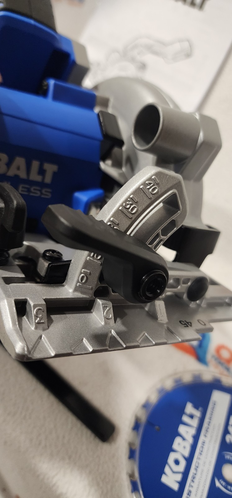 New Kobalt KCCS 124B-03 24V Brushless Cordless 4-1/2″ Circular Saw – Bare Tool