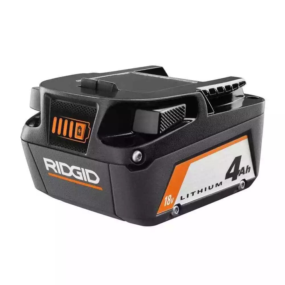NEW RIDGID 18V Lithium-Ion 4.0 Ah Battery – AC87004