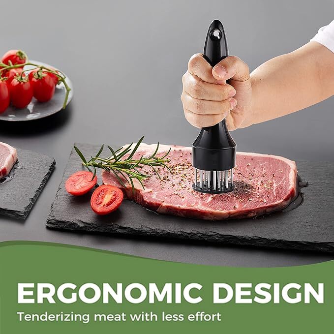 Professional Meat Tenderizer Stainless Steel Needle Cooking Hammer Kitchen Tool