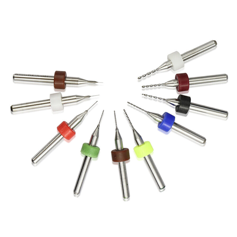 0.1 – 3mm PCB CNC Micro Drill Bits Set Tungsten Steel Carbide Twist Bit Milling
