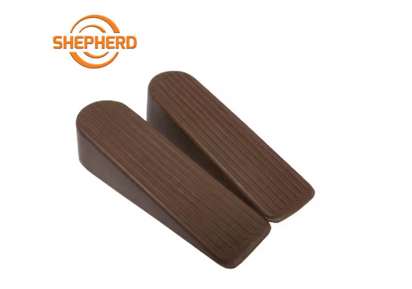 Brown Rubber Door Stops (2 per Pack)