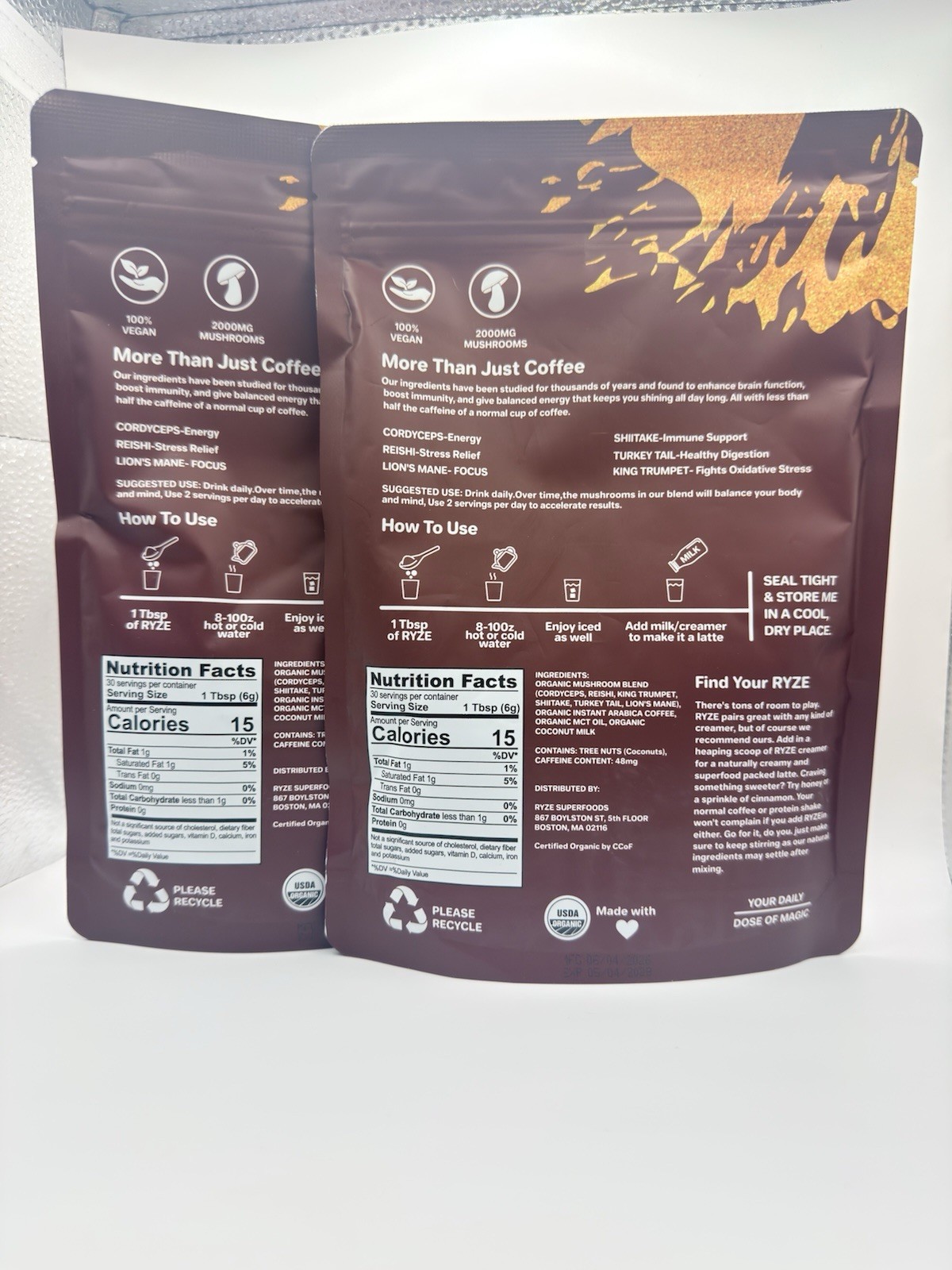 MUSHROOM COFFEE 2 BAGS