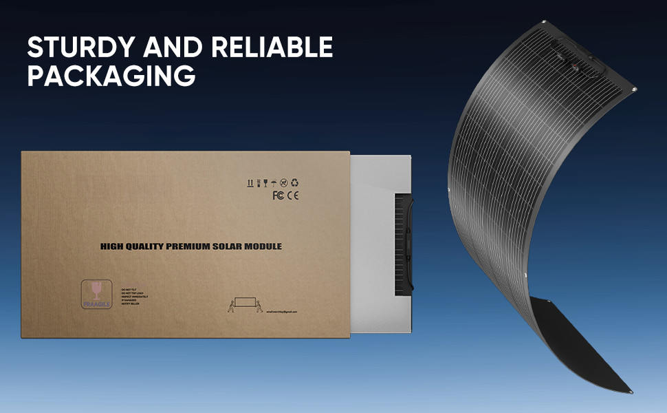 300W Flexible Solar Panel Mono 12V Portable Power Camping Home RV Battery Charge