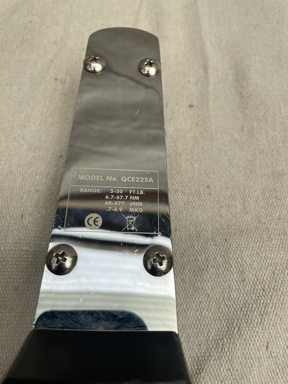 Snap-on QC2F25A Digital Torque Wrench 5-50 ft-lb Working Condition USA