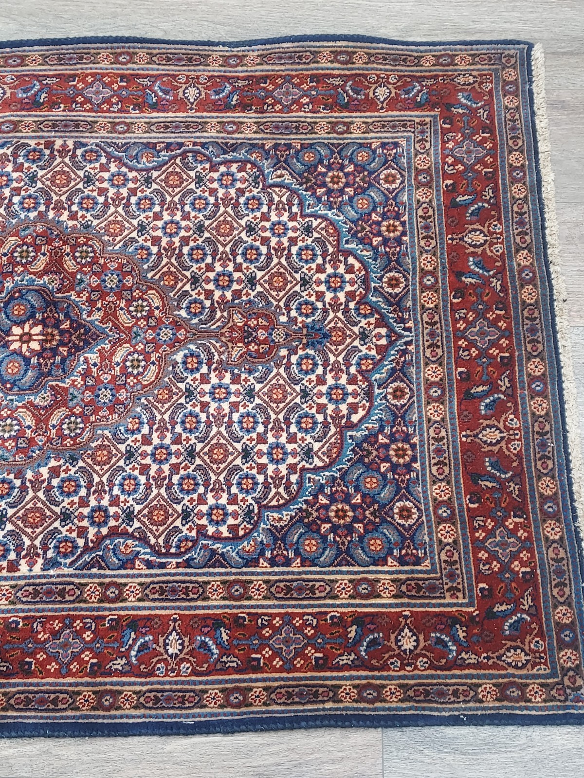 Turkish Silk&Wool Hand Made Bohemian Royal Classic Design, Turkish Rug 3×4.6 Ft