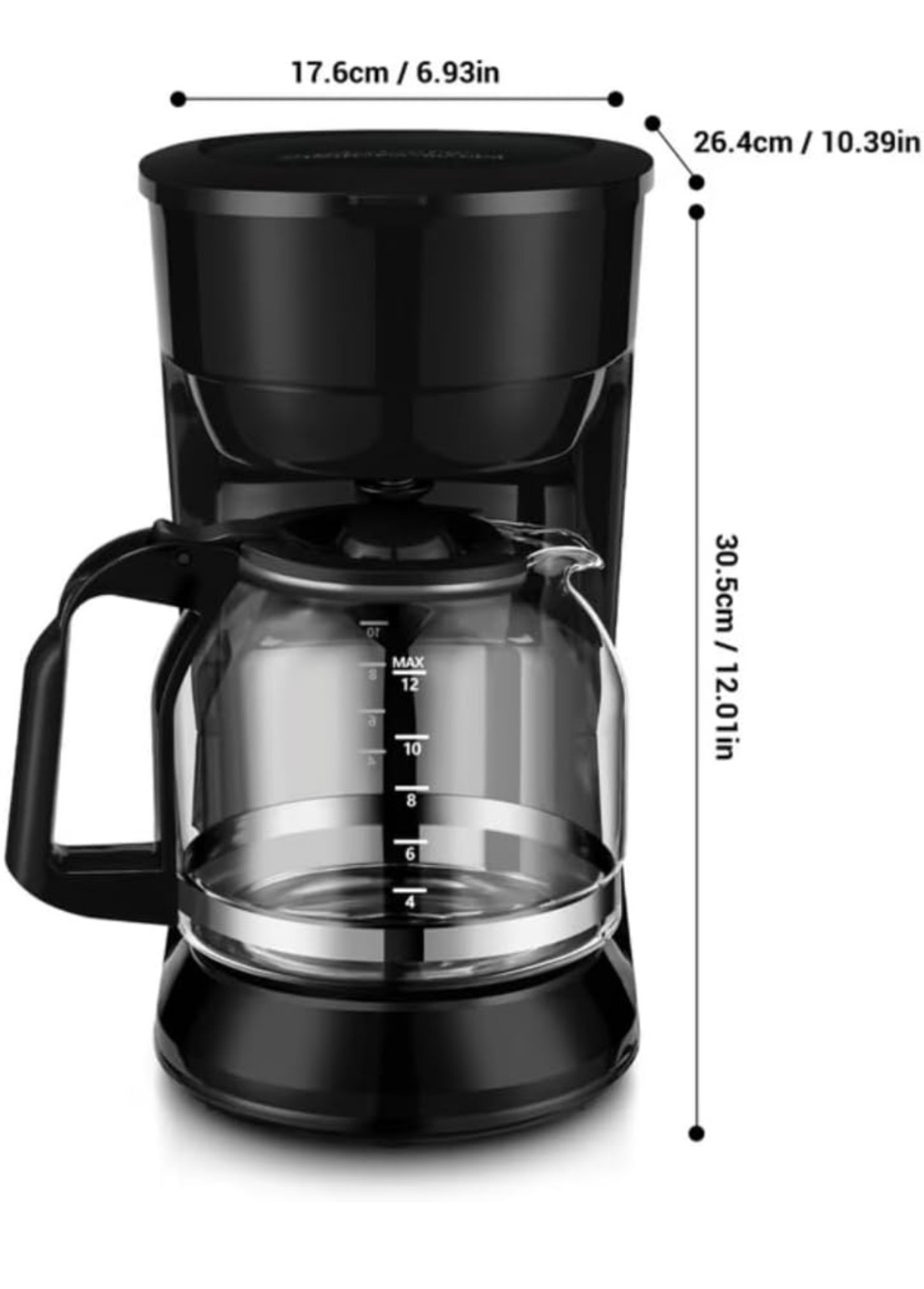 Amazon Basics 12 Cup Coffee Maker Machine