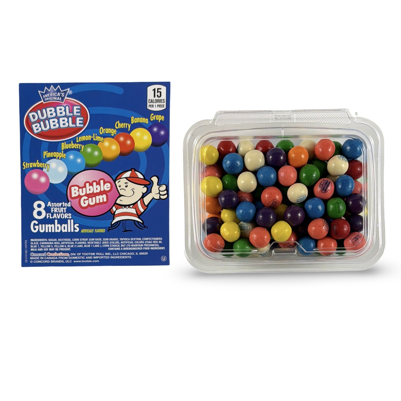 Dubble Bubble Gumball Tub – Classic & Filled Bubble Gum | Choose from 25+ Flavor