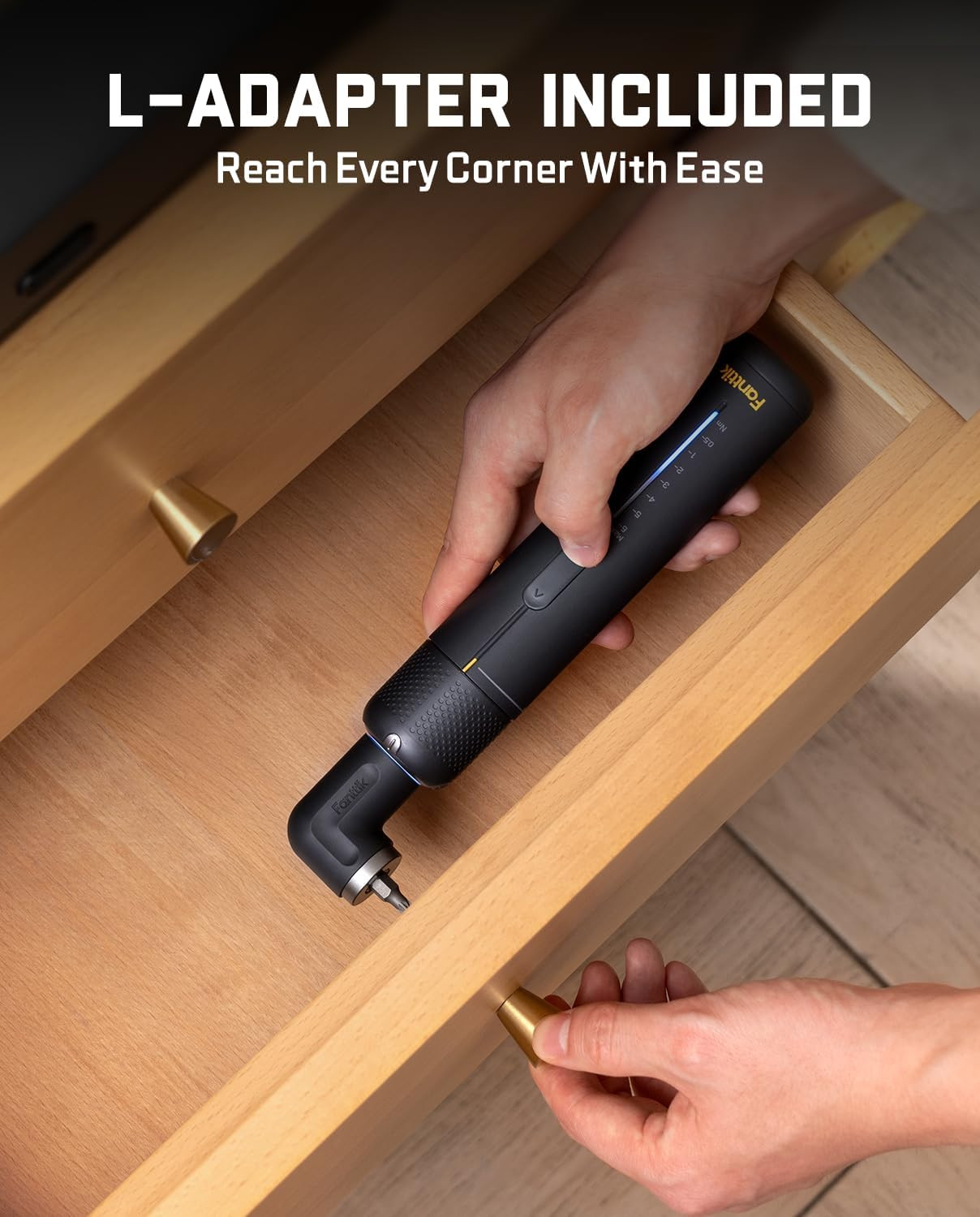 S2 Pro Electric Screwdriver, Cordless Screwdriver Set(Space Grey) | 7 Torque Set