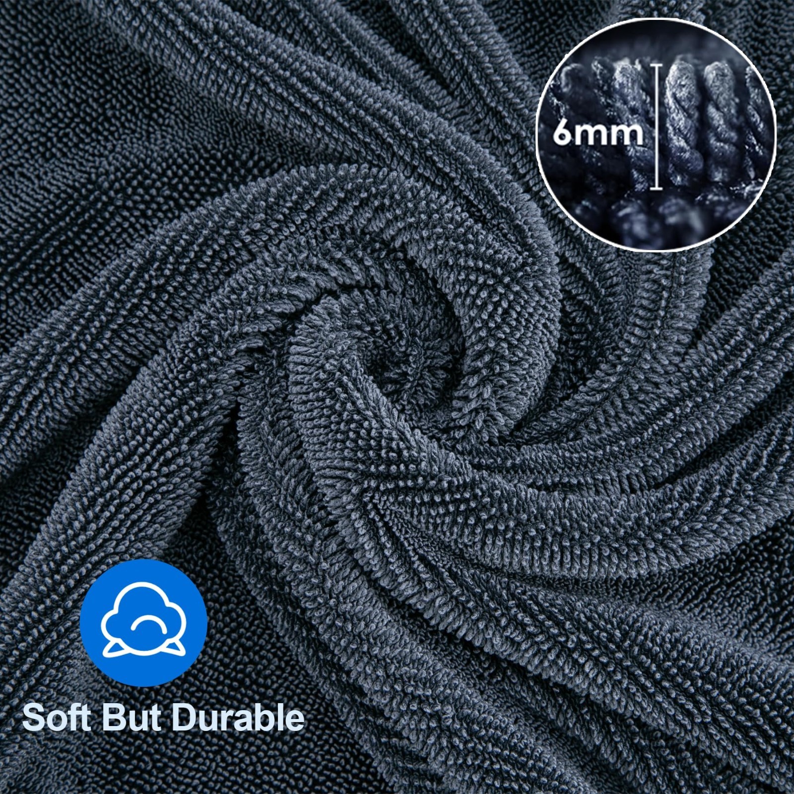 2Pcs Shiny Wipes Shower Cleaning Cloths – Absorbent Reusable Towel for Car &Home