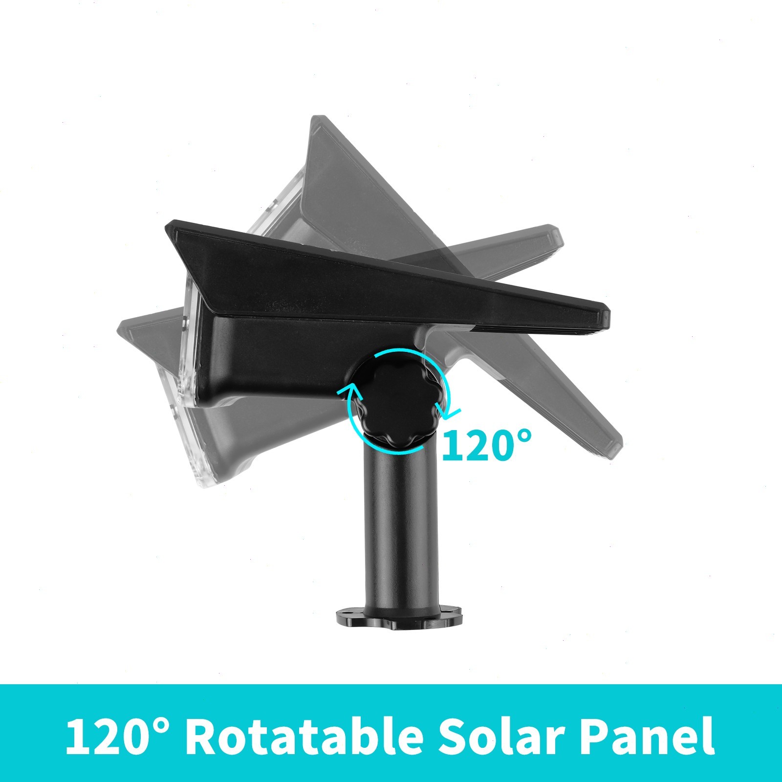 T-SUN 2Packs LED Solar Garden Lights Landscape Lights Outdoor Pathway Waterproof