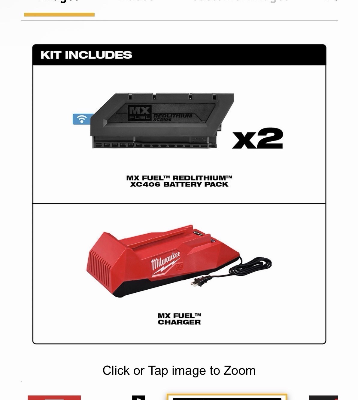 Milwaukee MX FUEL MXFC-2XC XC406