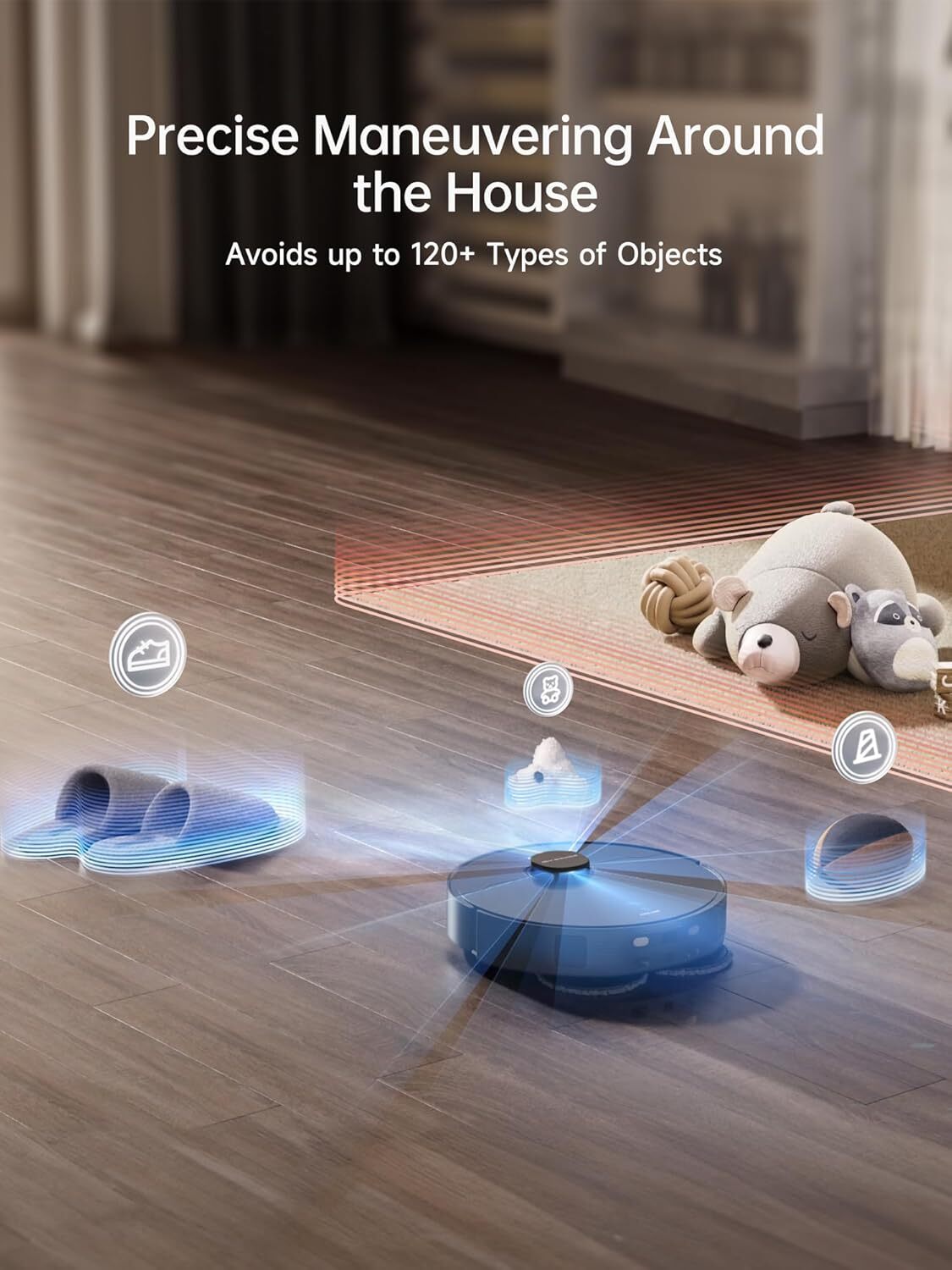 DREAME X40 Ultra Black Robot Vacuum 12000P Hands-Free Base｜Certified Refurbished