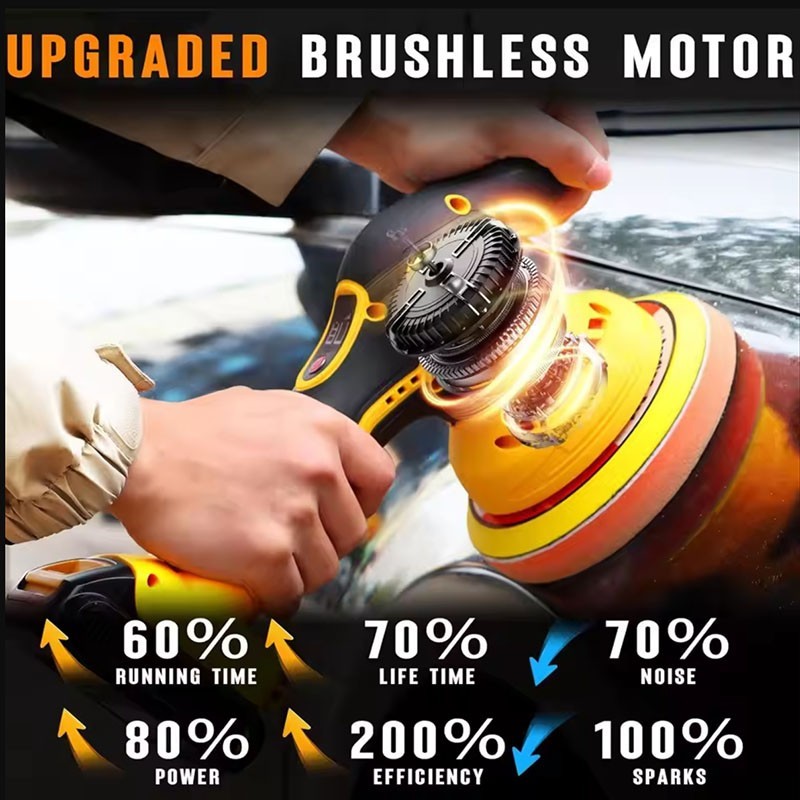 Cordless Car Buffer Polisher Compatible for Dewalt 20V Battery(Without Battery)