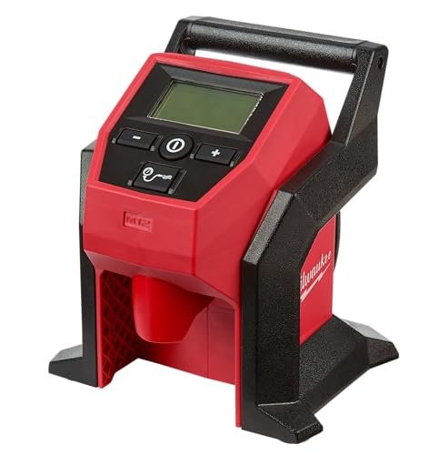 Milwaukee 2475-20 M12 Compact Inflator Cordless 12V Tire Air Compressor Tool