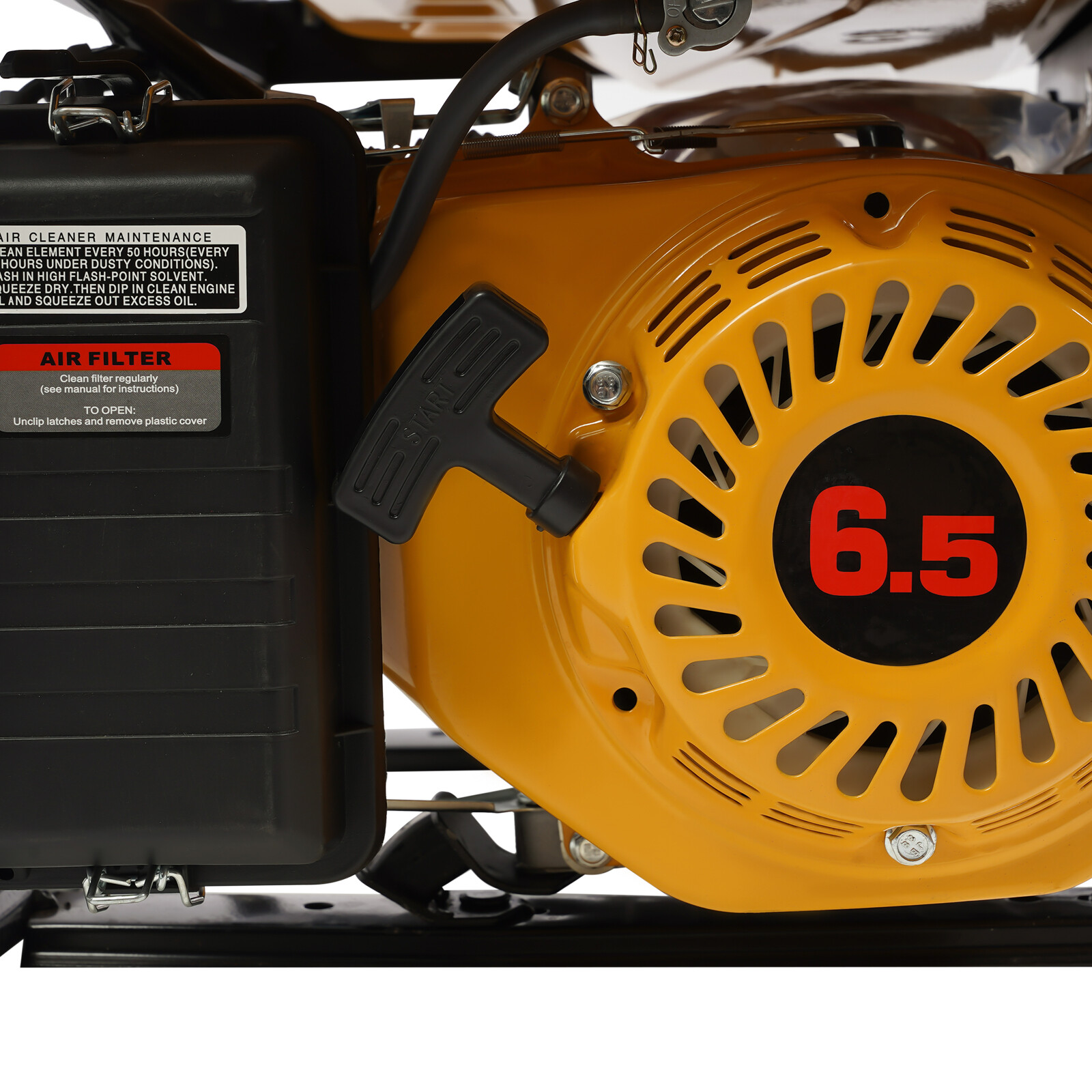 220V 4-Stroke Gasoline Generator Single Cylinder Portable Power Generator 6.5HP