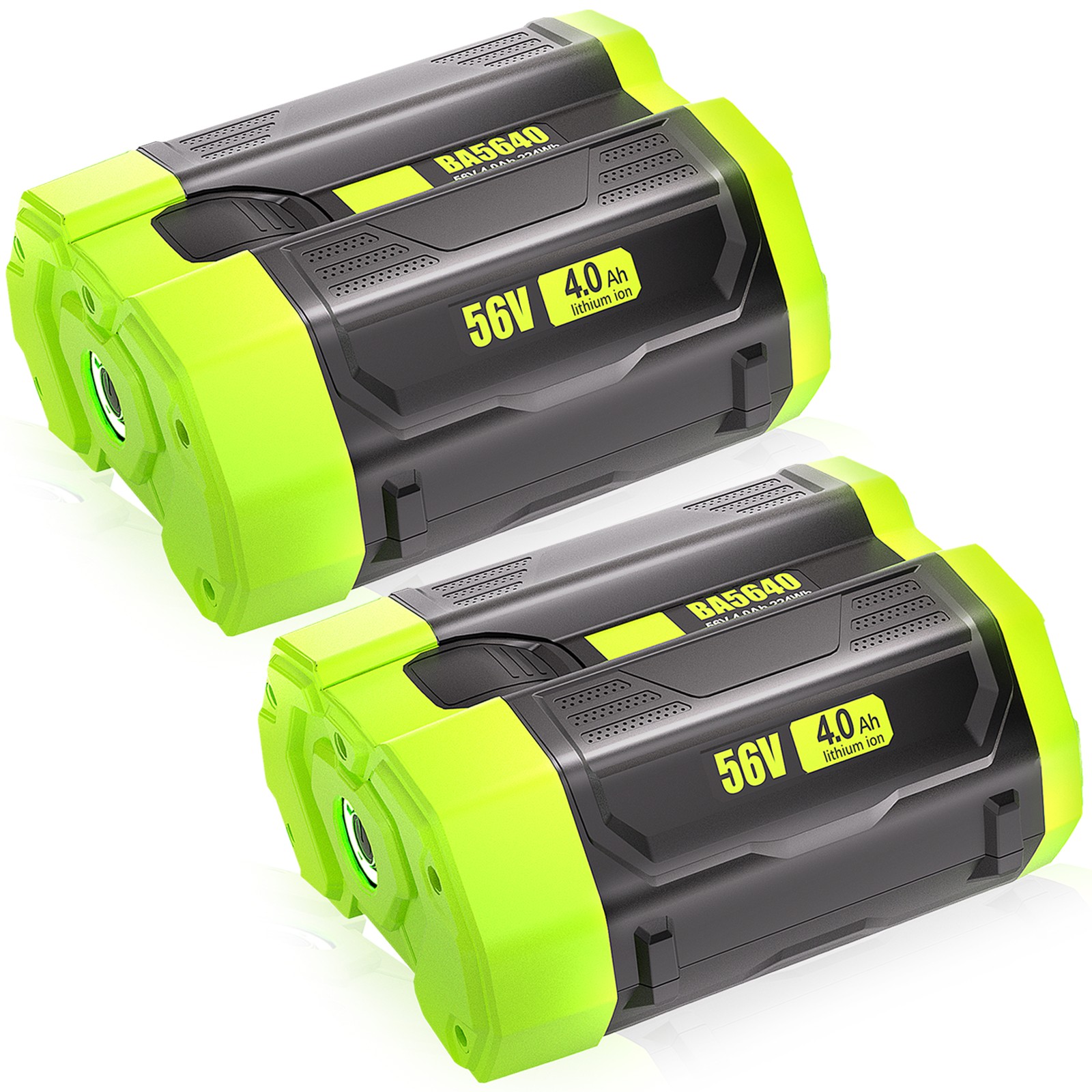 2 Pack For EGO POWER+ BA2800T 56V 4.0 AH Battery w/ Fuel Gauge 56 Volt Power+