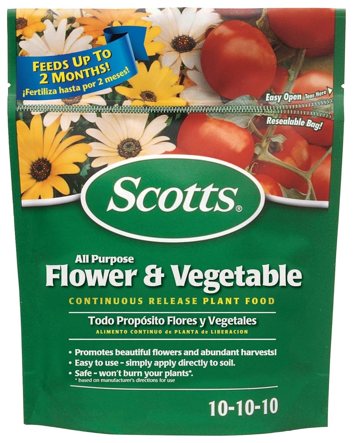 Scotts All Purpose Flower & Vegetable Outdoor Plant Food, 3 lb. Continuous