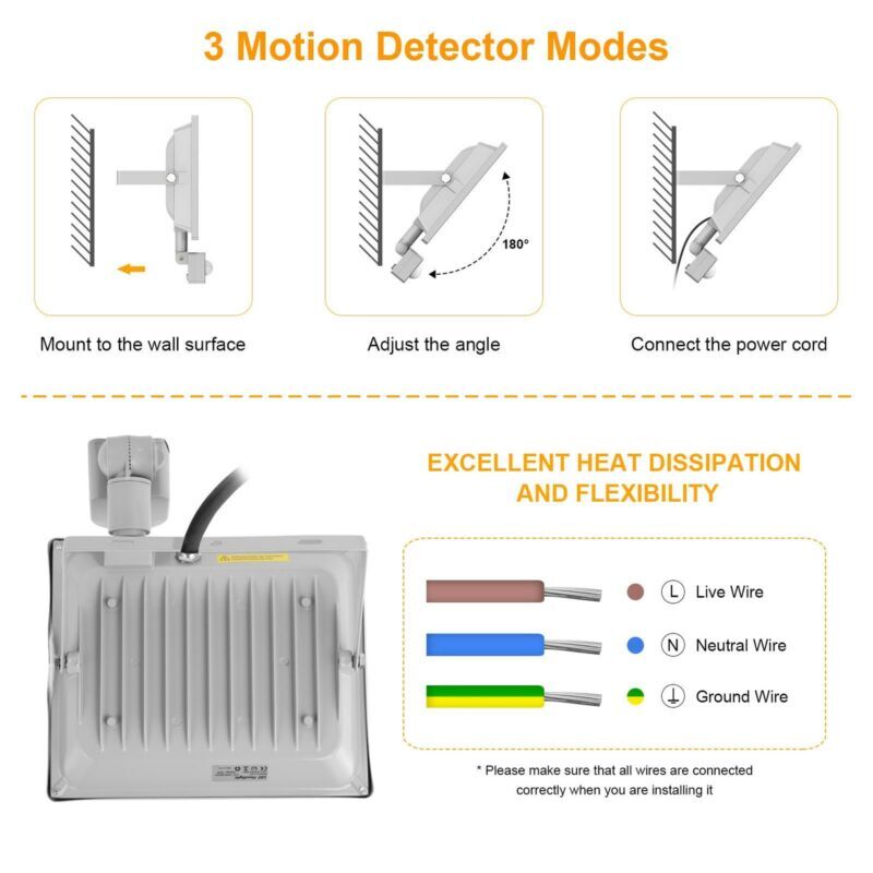 1000W 800W 500W 300W 200W 150W 100W 50W 30W 20W 10W LED Flood Light Outdoor Lamp