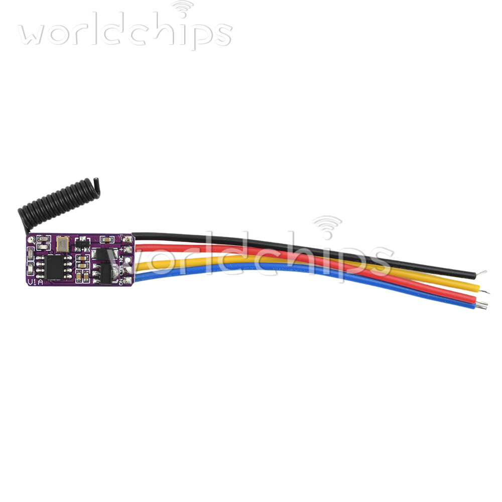 3.7V-12V RF Remote PCB Board 433MHZ Wireless Relay Switch Signal Module New