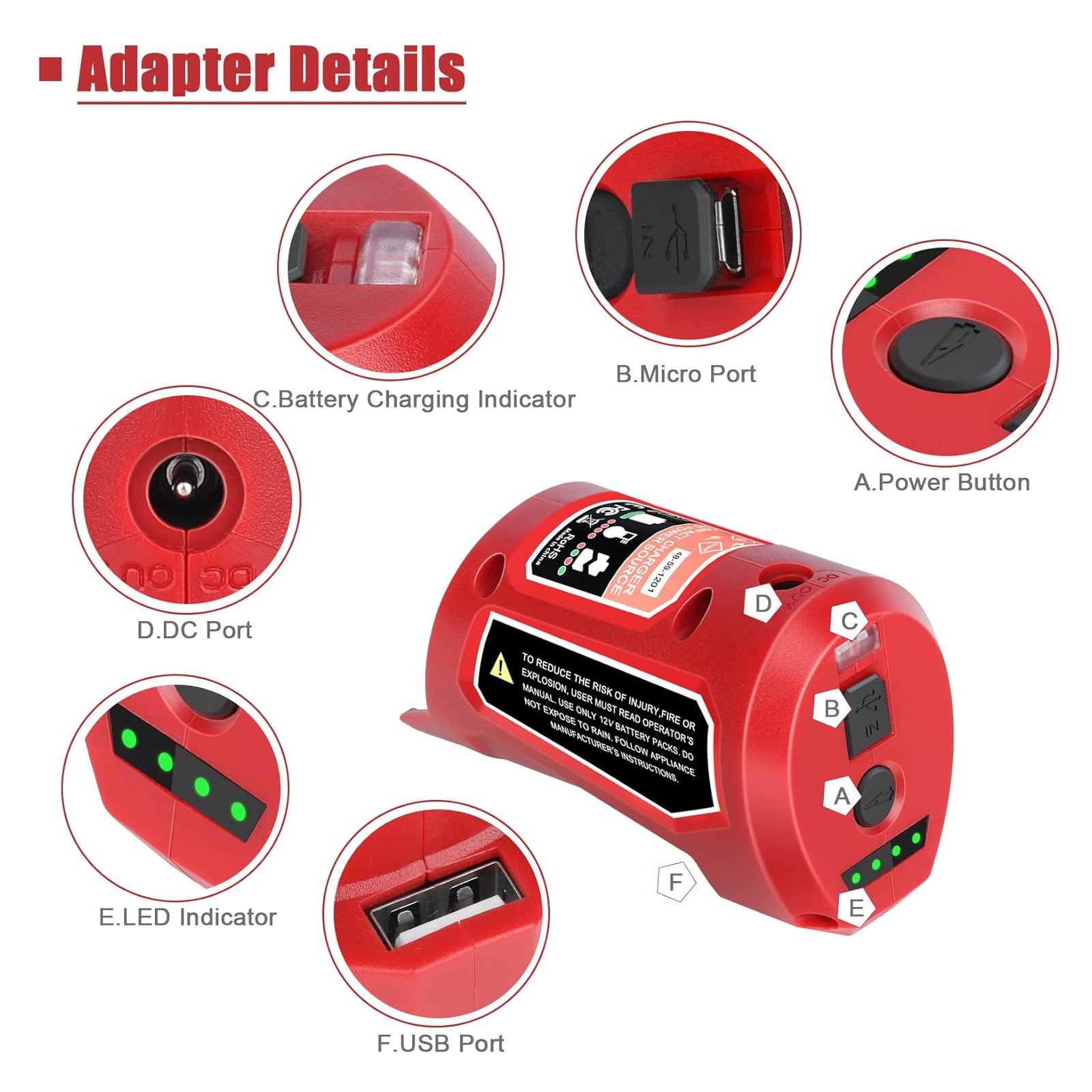 2 Pack 3.0Ah Lithium Battery & Charger for Milwaukee 12V M-12 Heated Jacket