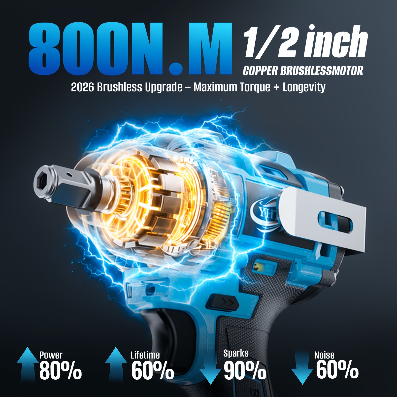 21V Brushless Impact Wrench] 21V Brushless Cordless Impact Wrench