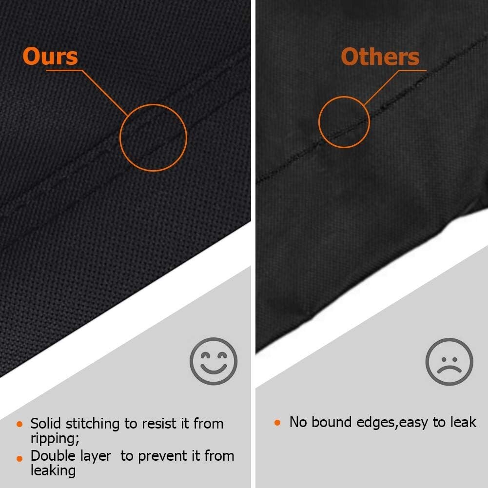 iCOVER 32in 37in 45in 57in Built in BBQ Grill Cover,600D Heavyduty UV Resistant