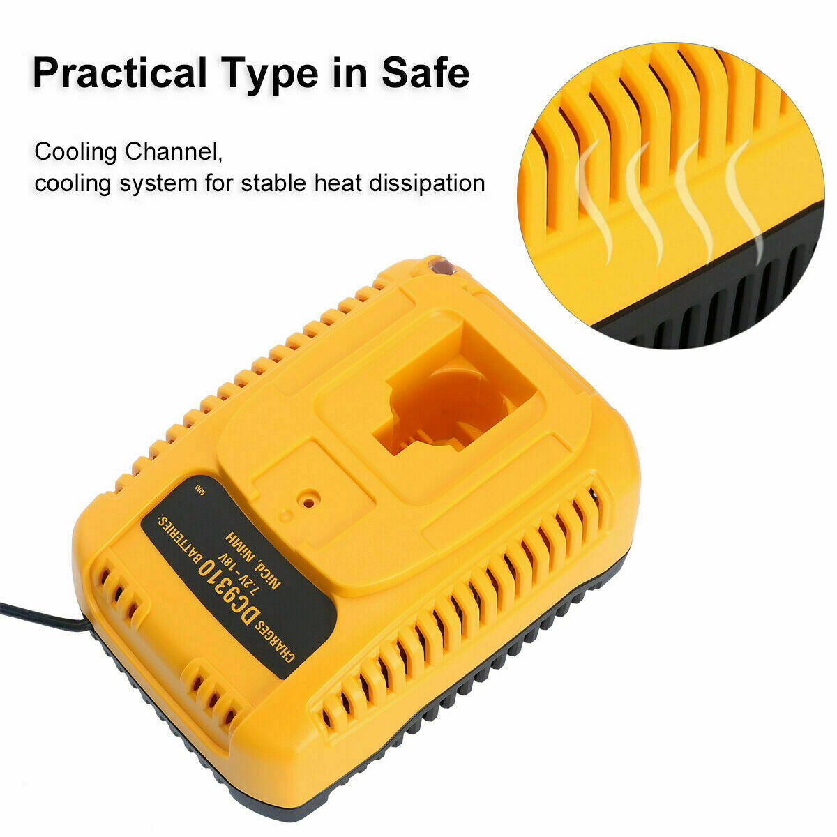 New FOR Dewalt DC9096 Battery Charger 7.2v -18v Li-Ion& NiCD DC9310 Fast Charger