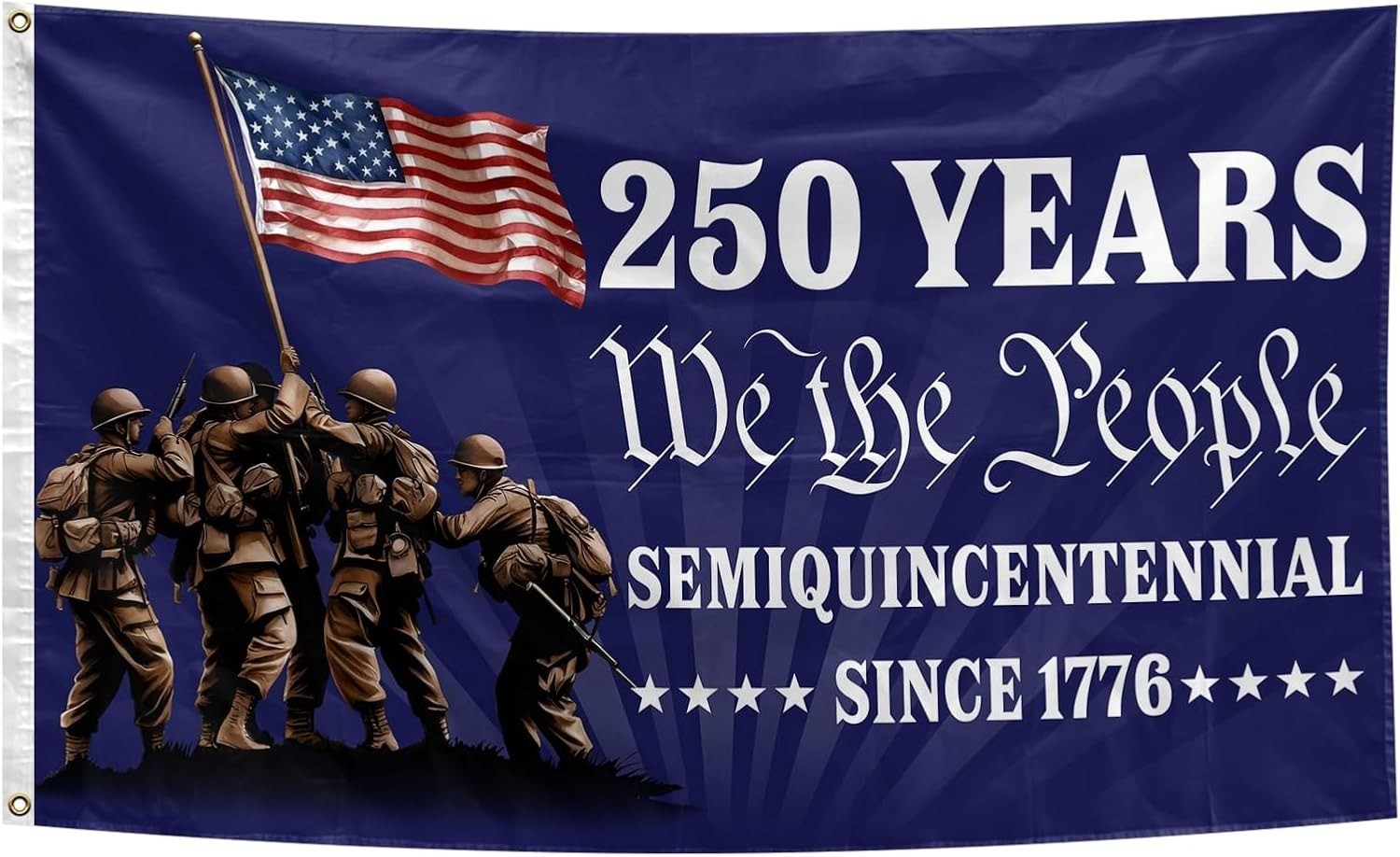250 Anniversary Flag 3X5 Ft 250 Years Semiquincentennial We the People 1776-2026