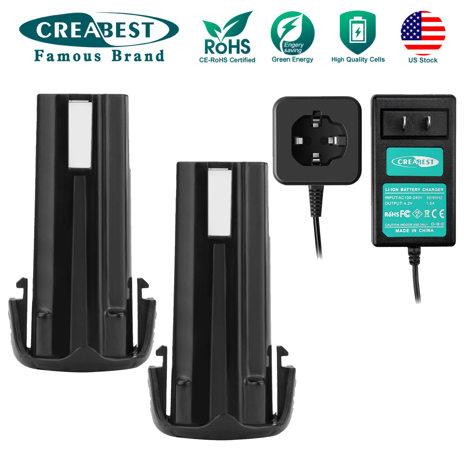3.6V 3.5Ah Li-ion Battery/Charger For Hitachi 326299 DB3DL DB3DL2 EBM315 326263