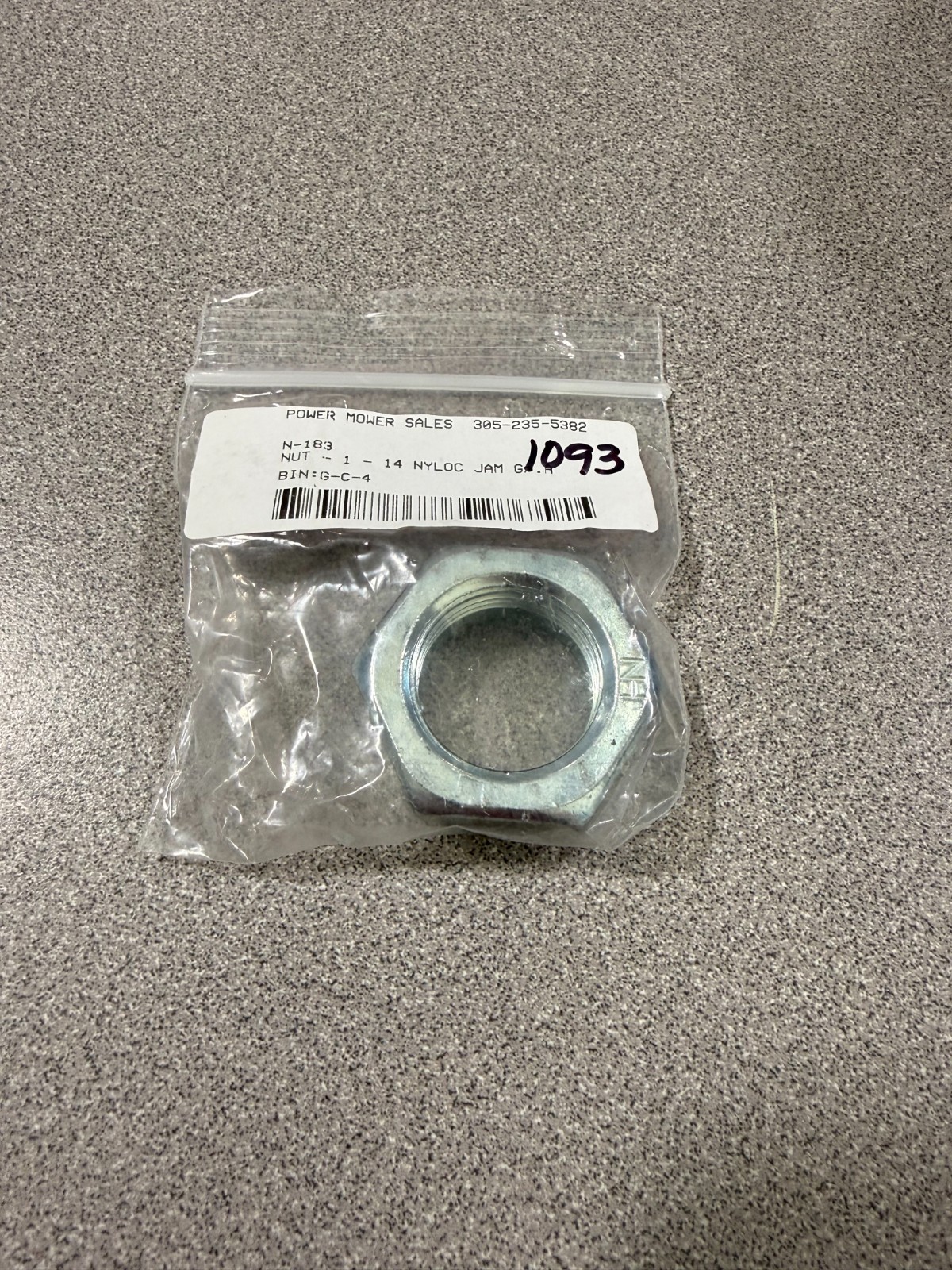 N-183 – Nut – 1-14 Nyloc