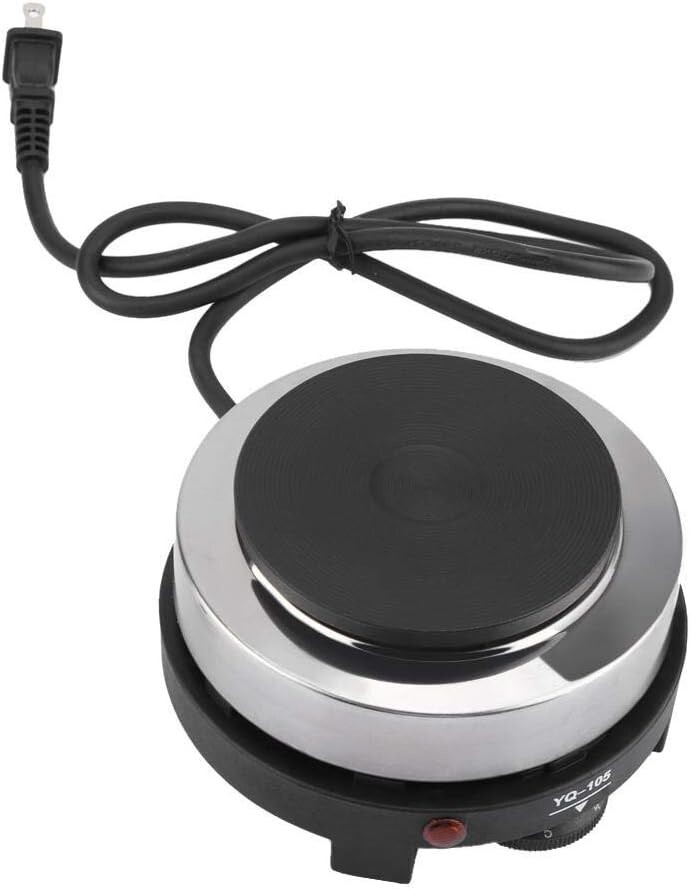 500W Electric Countertop Single Burner Portable Hot Plate Mini Stove 110V