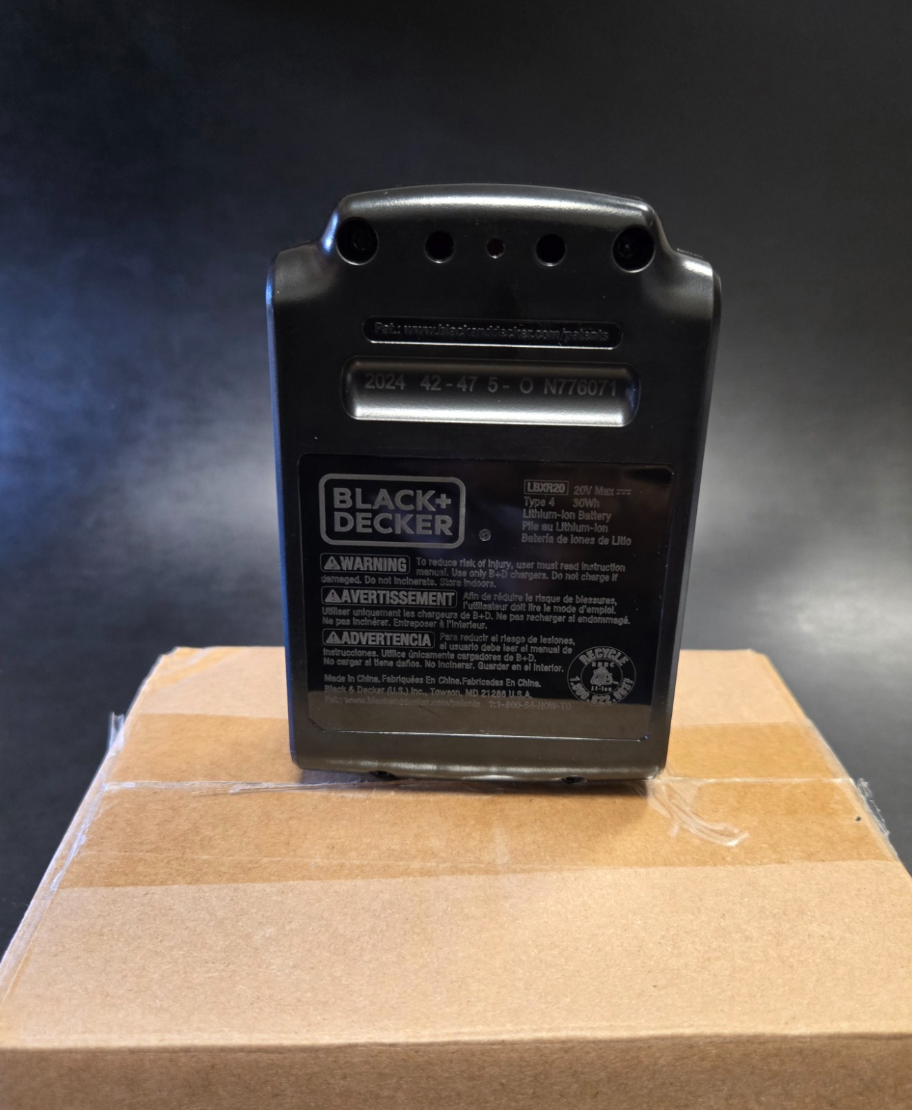 Black & Decker Power Connect 20v Lithium Battery 1.5AH Genuine Brand New