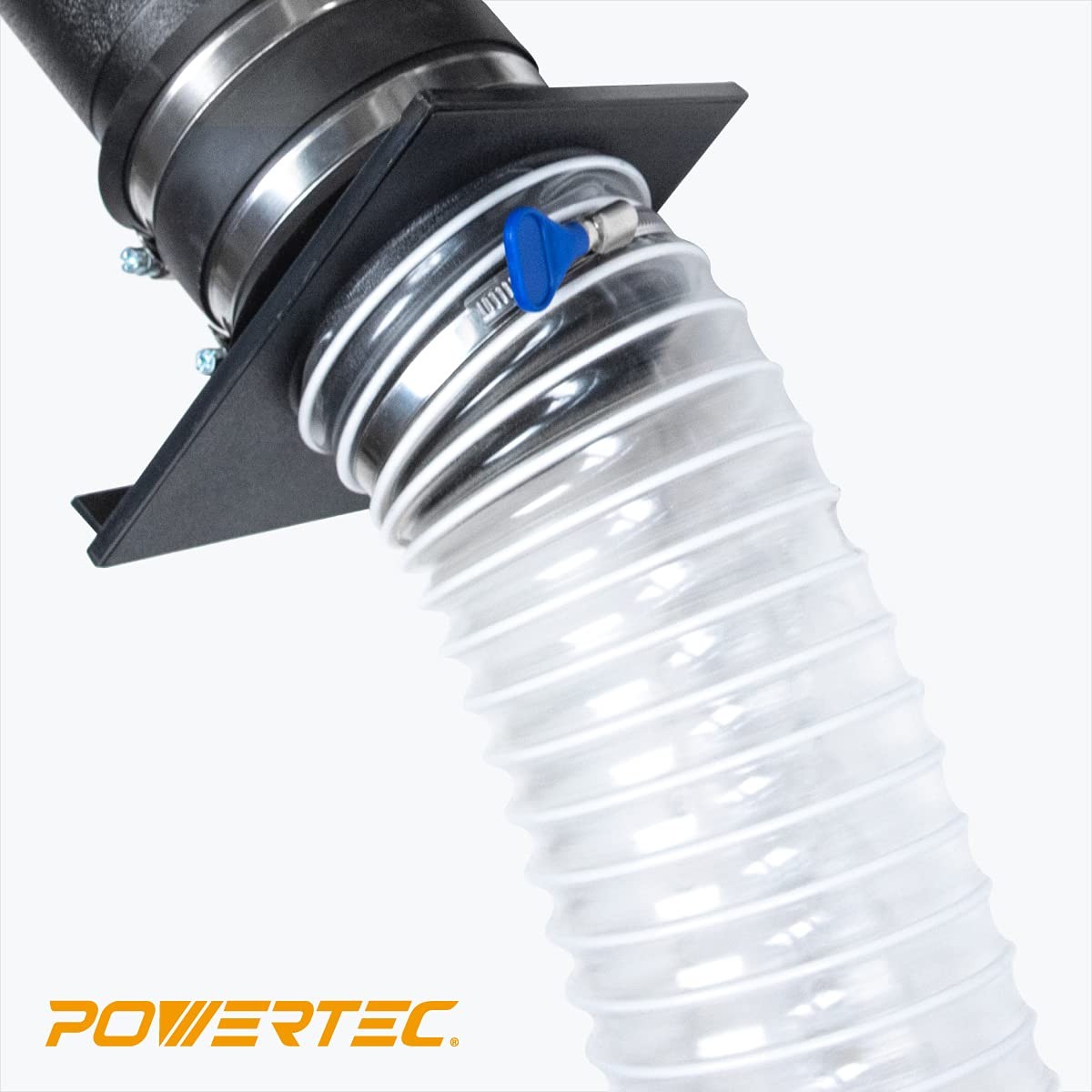 POWERTEC 6 x 20 Dust Collection Hose, 6 Inch Dust Collector Hose for Woodwork…