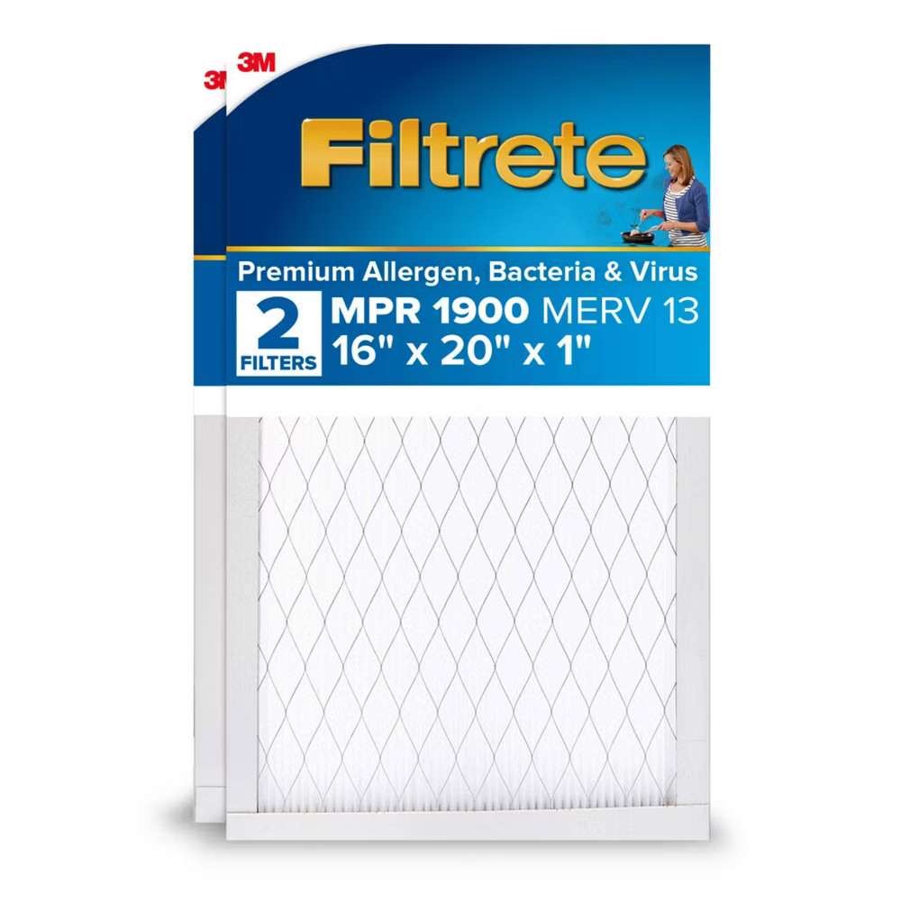Filtrete 2pk 1900 Ultimate Allergens Bacteria and Virus