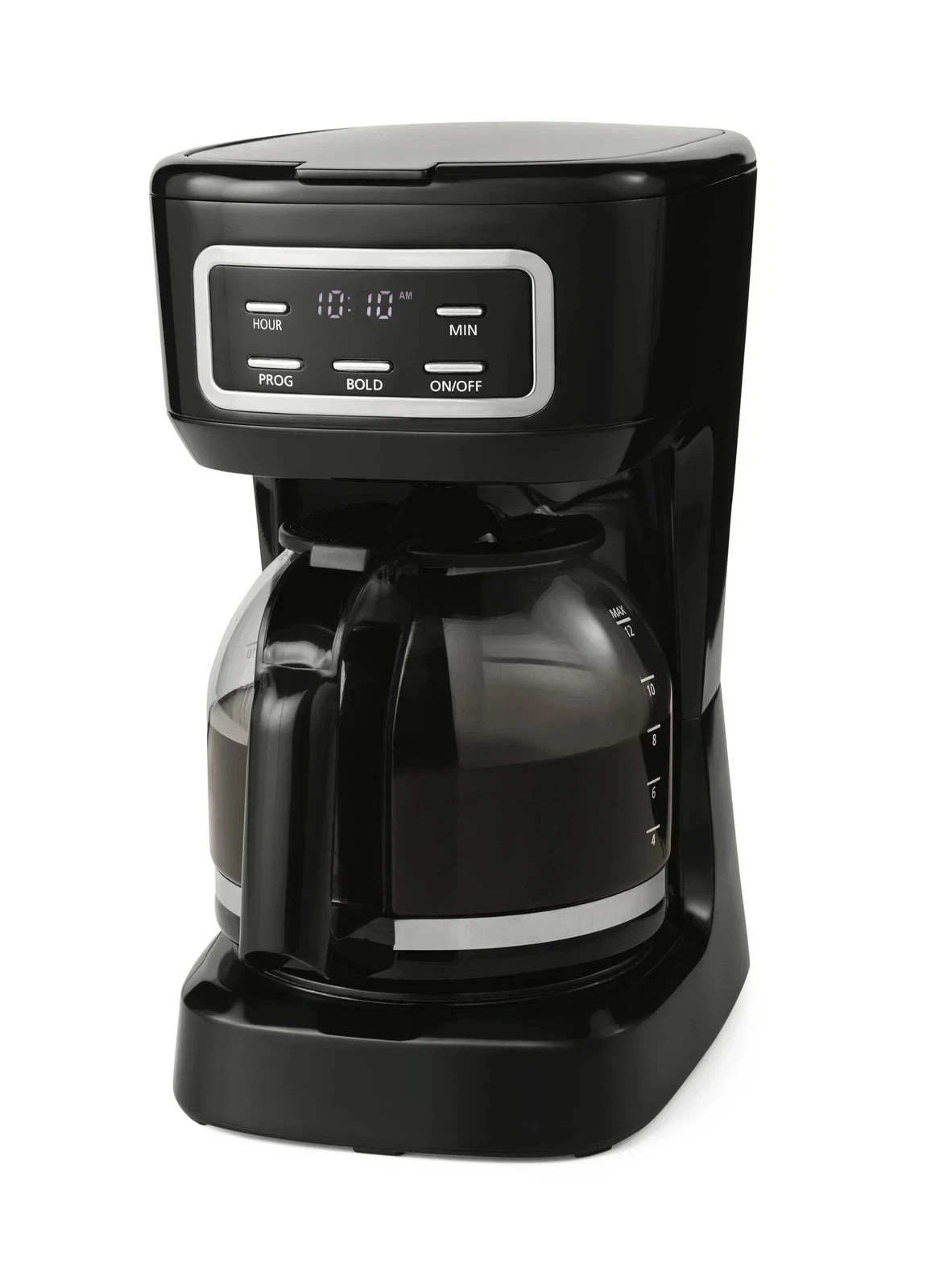Mainstays 12-Cup Black Programmable Drip Coffee Maker- Free Shipping
