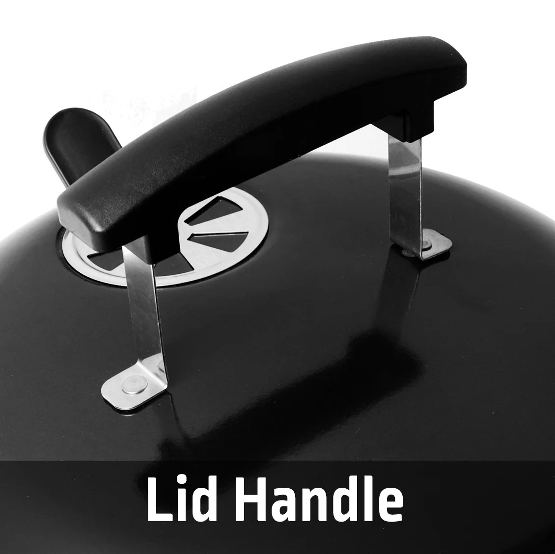 14.5 Inch Portable Charcoal Grill, Black