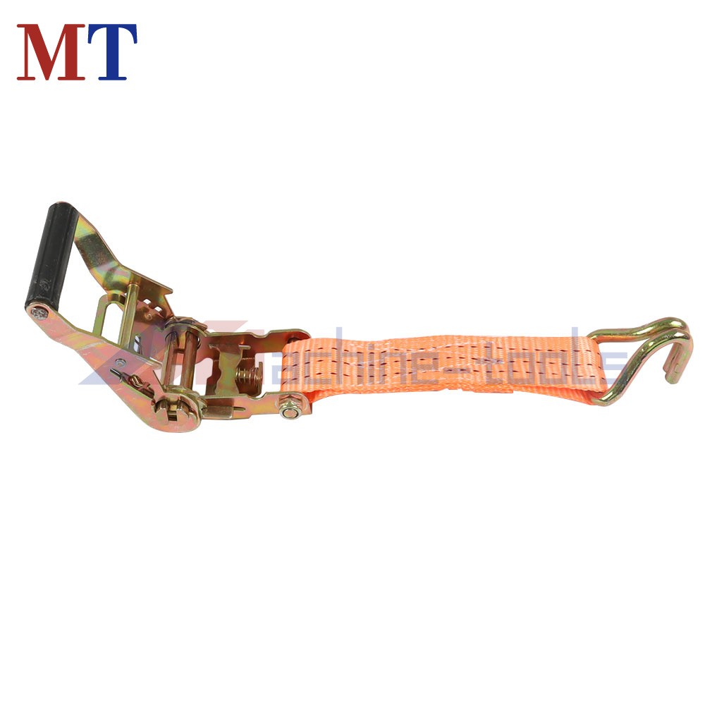 10 Pack 1.5 In x 15 Ft Ratchet Straps With J Hook 4000-lbs Heavy Duty Tie Downs