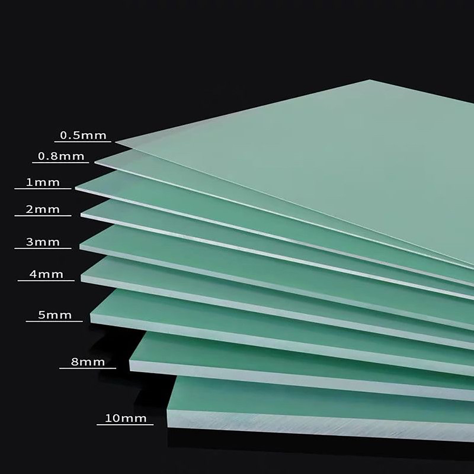 Epoxy Glass Fibre Sheet FR4 Glassfibre Plate 0.1mm-10mm Thickness Resin Board