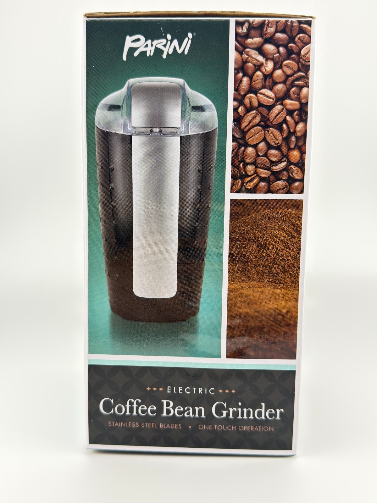 Parini Essentials Collection Electric Coffee Bean Grinder – Stainless Steel Blad