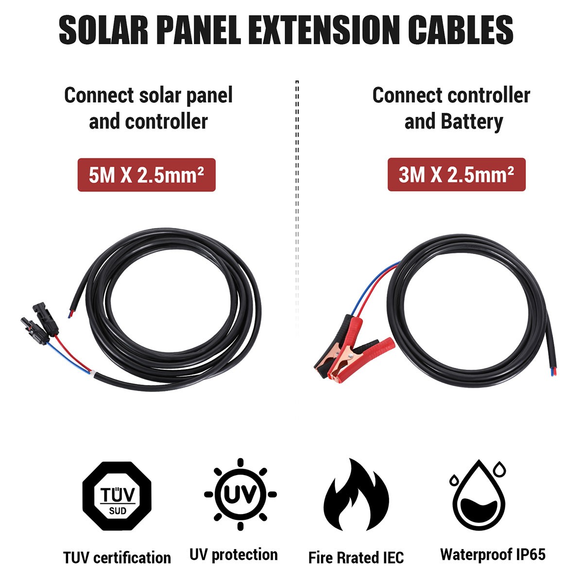 5000W Complete Solar Panel Kit with Controller & Inverter Home 110V Grid System