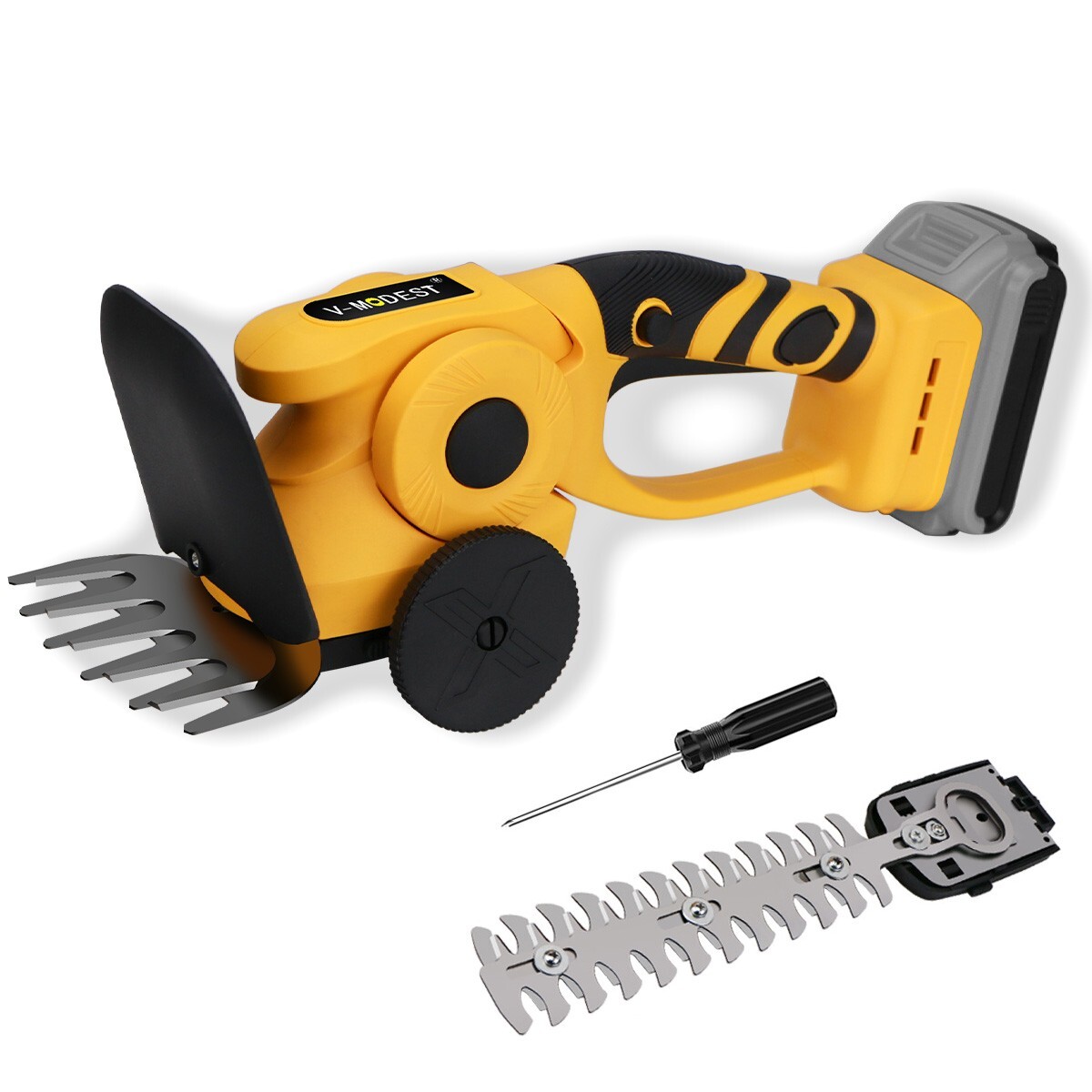 2-in-1 Cordless Hedge Shrubbery Trimmer Grass Shear For DeWALT 20V MAX Battery