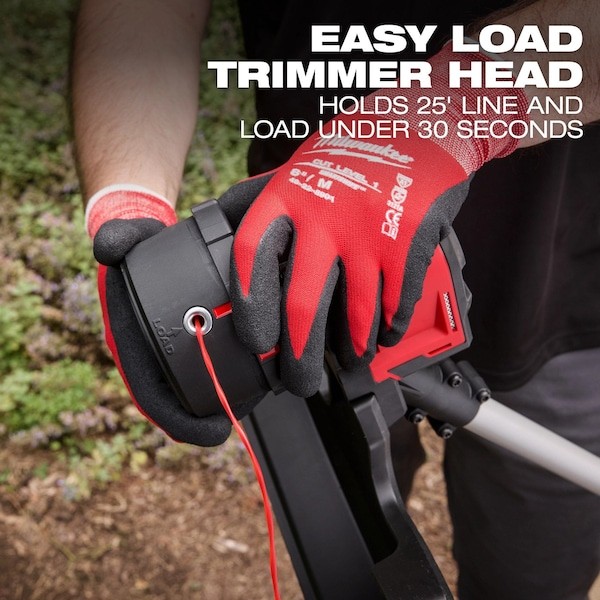 Milwaukee Tool 2828-21E String Trimmer Kit, Cordless, 18V Dc