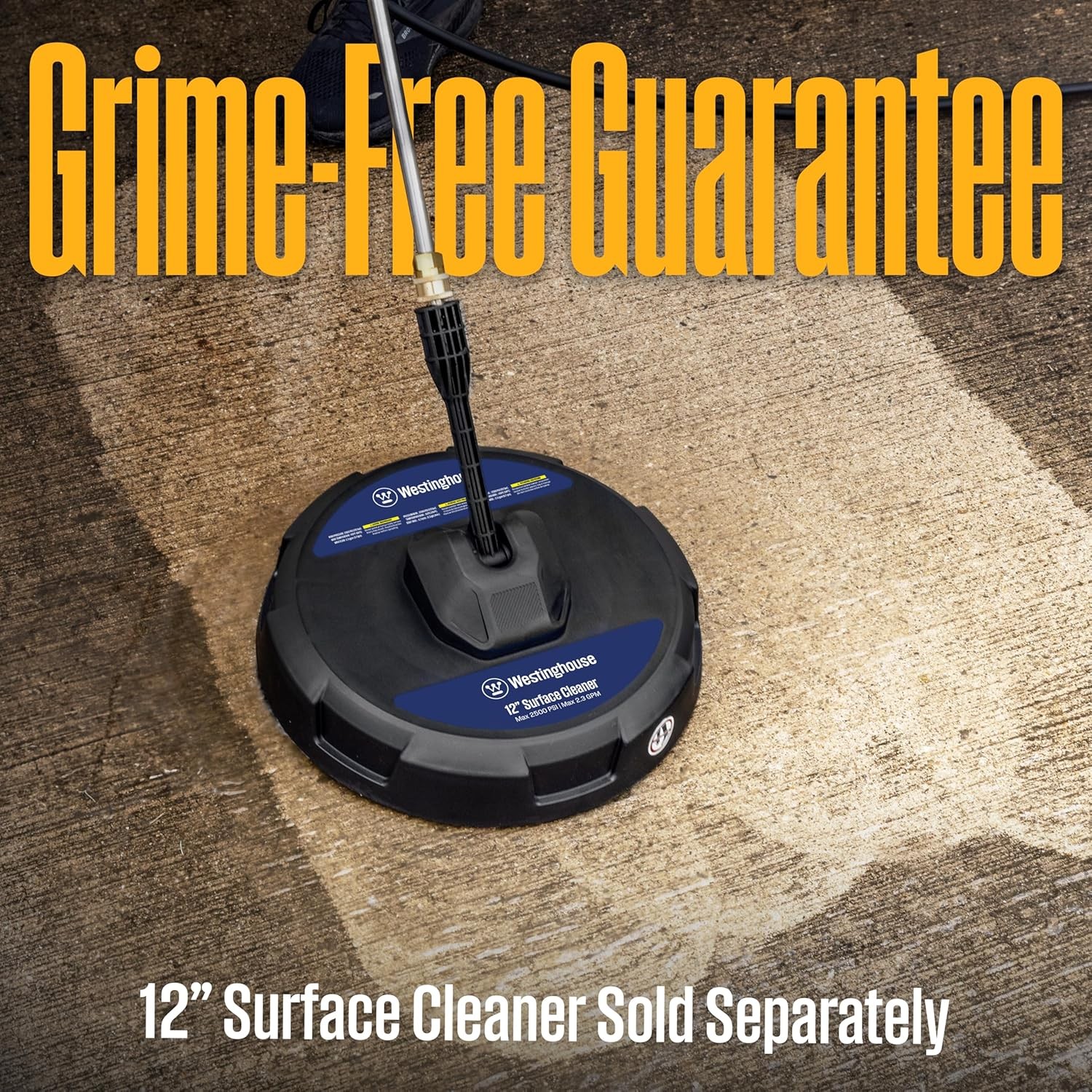 Westinghouse ePX3100 Electric Pressure Washer, 2300 Max PSI 1.76 Max GPM,Black