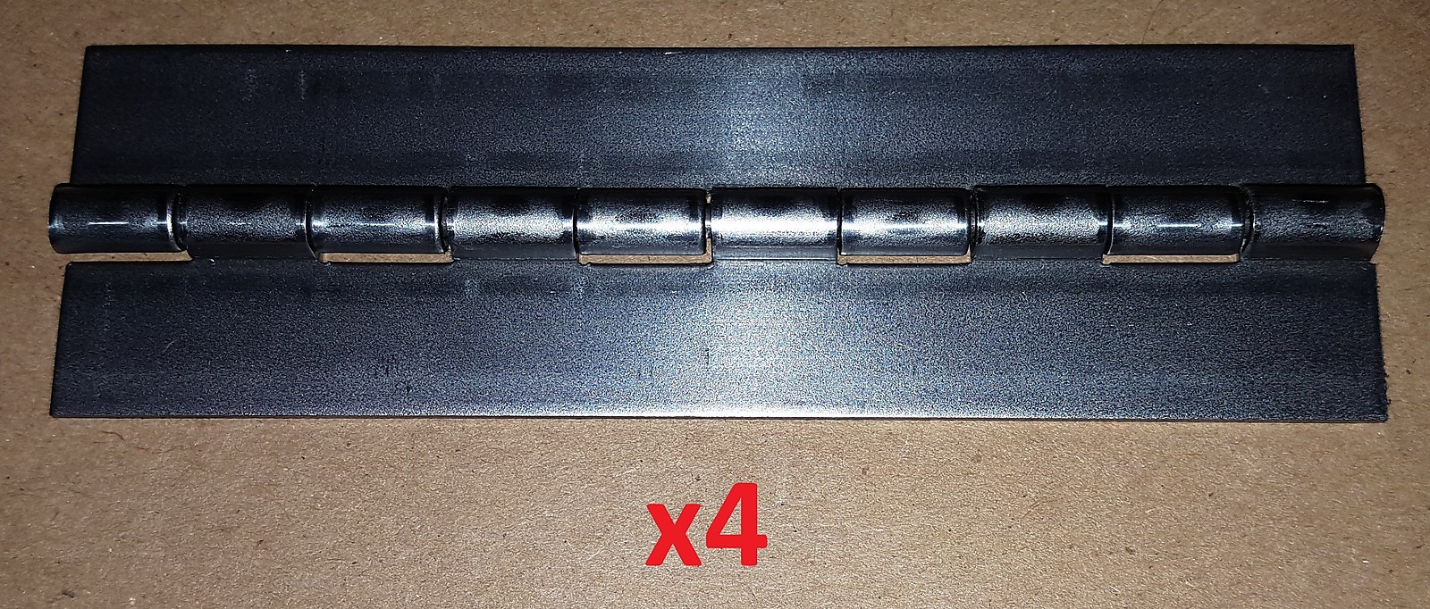 4 pc .062 Steel Piano Hinge 5 x 1-1/2 Continuous Door Cabinet Weld DYI Project