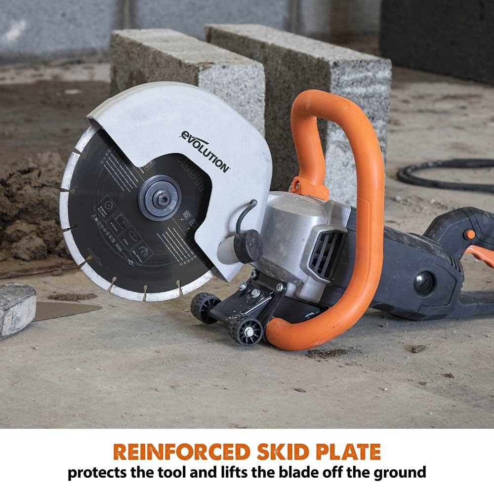 Evolution R230DCT: 9 in. Electric Concrete Cut-Off Saw with 9 in. Diamond Blade
