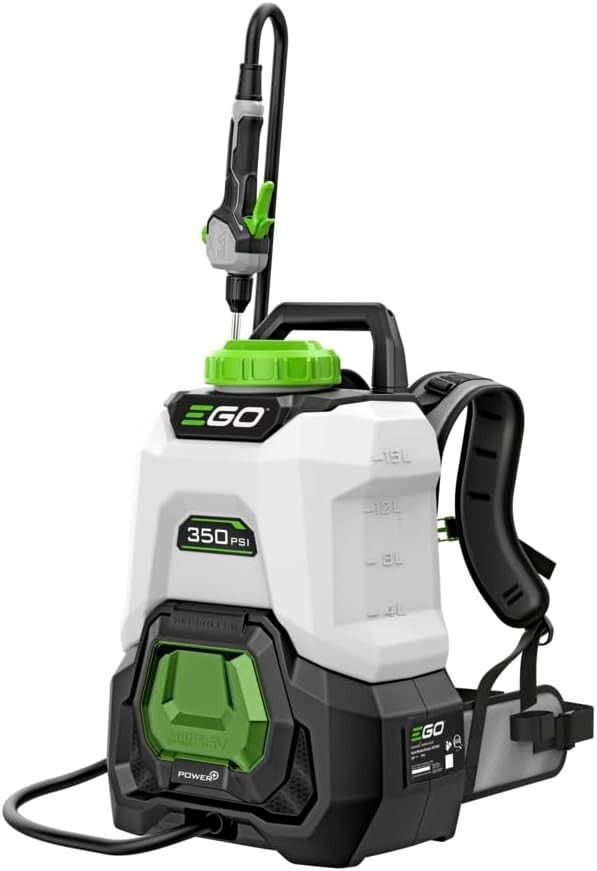 4 Gallon Cordless Backpack Sprayer, Battery and Charger not Included – BSP3500