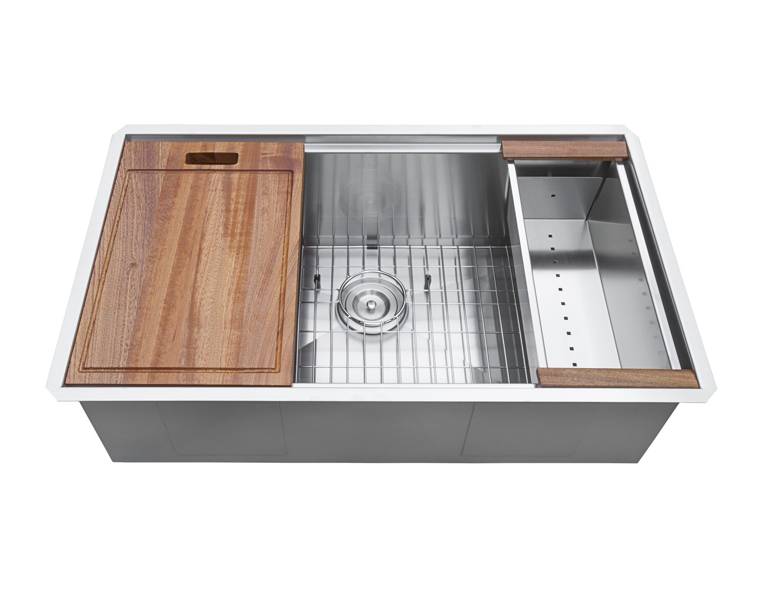 Ruvati 32-inch Undermount Workstation Kitchen Sink Single Bowl – RVH8300