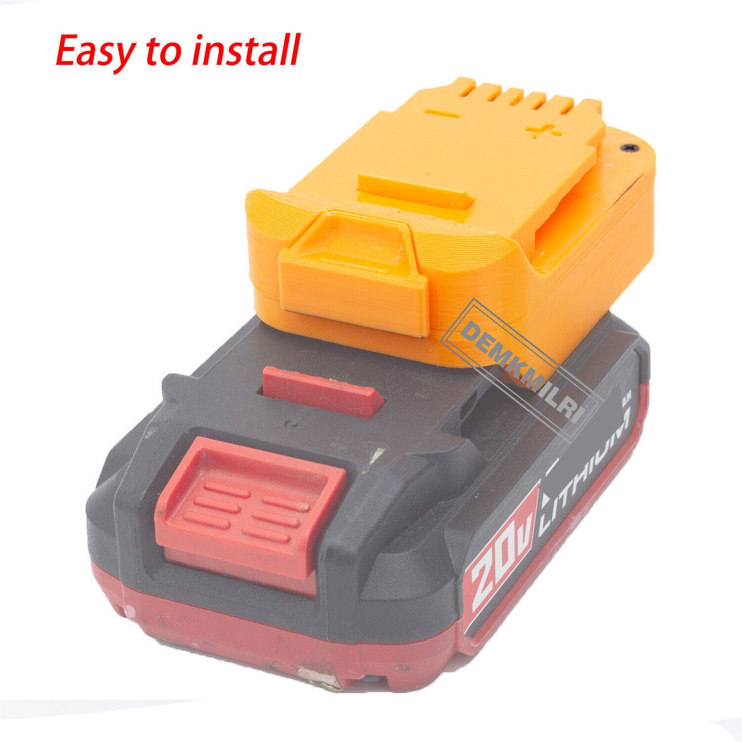 Battery Adapter For Bauer 20V Li-ion Battery To For Dewalt 18V/20V Power Tool US