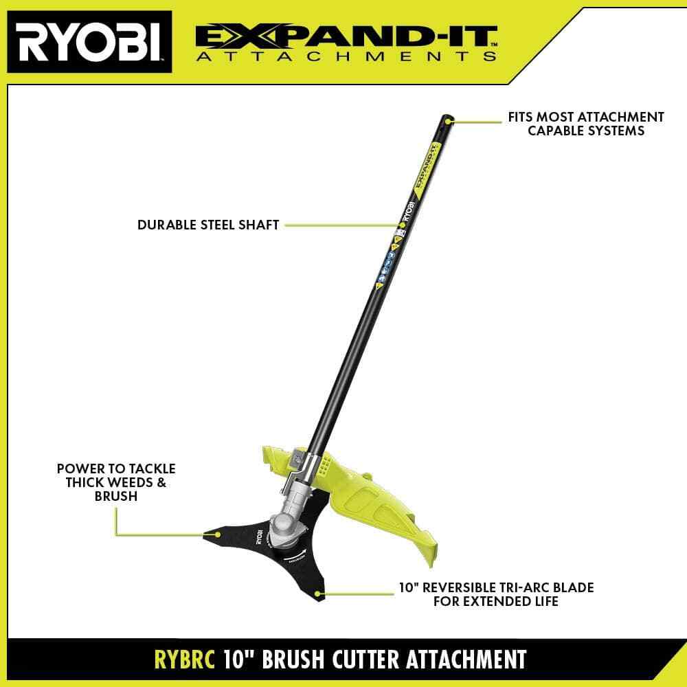 RYOBI Expand-It Brush-Cutter Trimmer Attachment